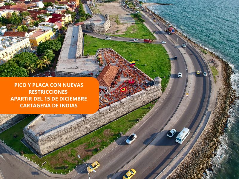 Pico y Placa Cartagena se modifica para la temporada alta: información clave para quienes viajarán a la ciudad.